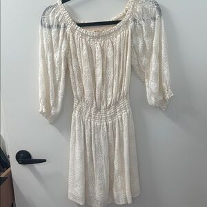 Rebecca Taylor White Lace Dress